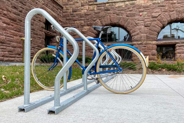 Rail mounted Bike Racks photo