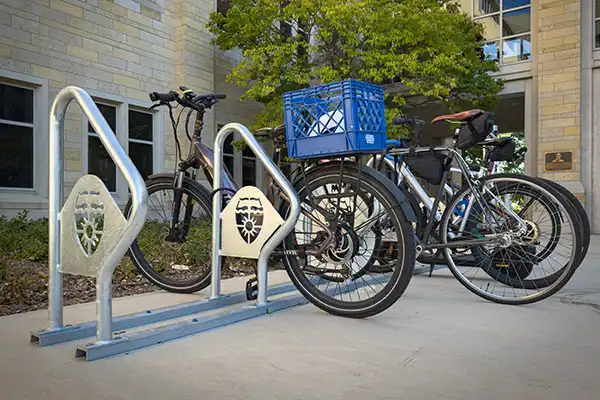 custom logo bike rack
