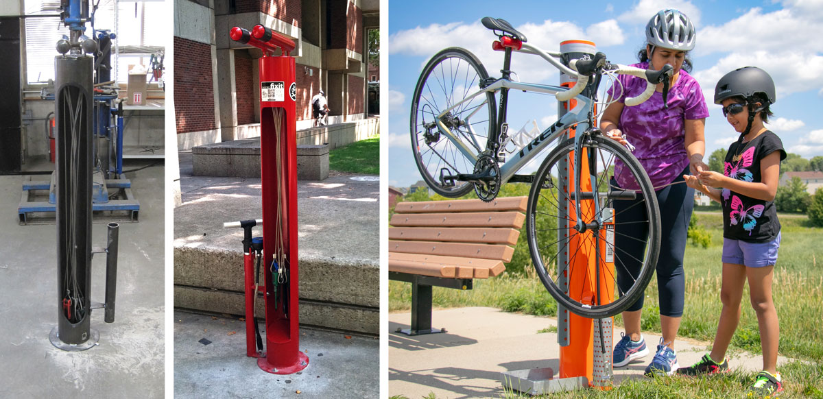 Cyclindrical Fixit Stations