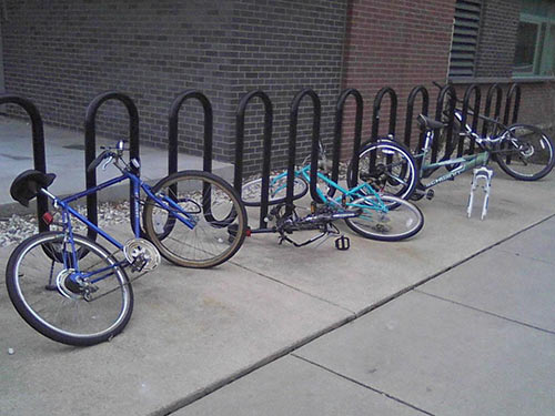 Parking à vélo au sol « Bugelparker »