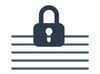 securely locked icon