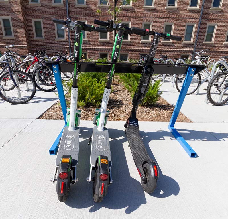 Scooter Rack  Parking lot for scooters